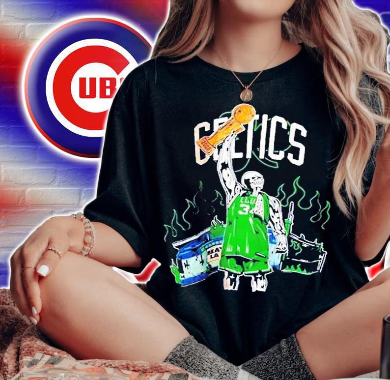 Vintage NBA Boston Celtics Paul Pierce Basketball T-Shirt woman shirt
