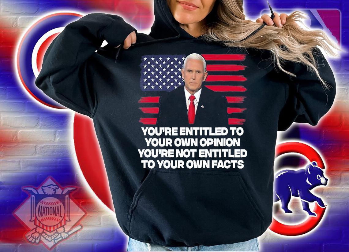 You're Entitled To Your Own Opinion You're Not Entitled To Your Own Facts USA Flag T-Shirt hoodie