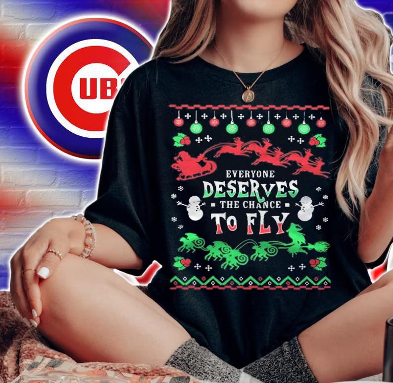 Christmas Everyone Deserves The Chance To Fly Shirt