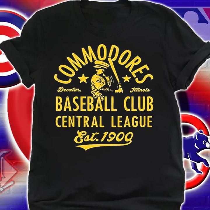 Decatur Commodores Illinois Vintage Minor League Baseball T-Shirt