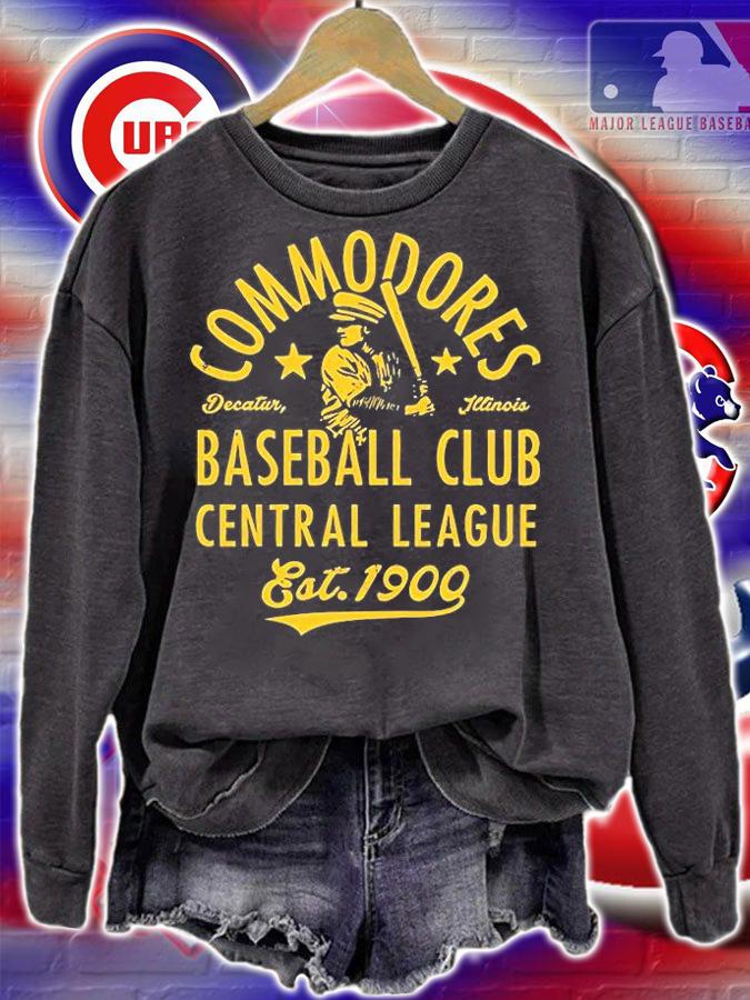 Decatur Commodores Illinois Vintage Minor League Baseball T-Shirt