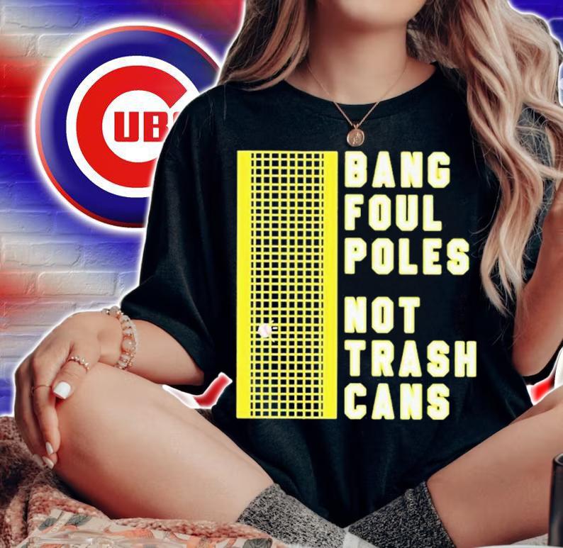 Emily Fisher Wearing Bang Poul Poles Not Trash Cans Shirt woman shirt