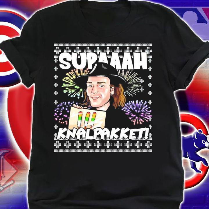 Flodder Supaaah Knalpakket Ugly Christmas Shirt shirt