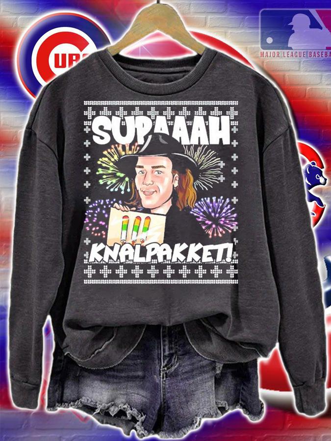 Flodder Supaaah Knalpakket Ugly Christmas Shirt sweatshirt