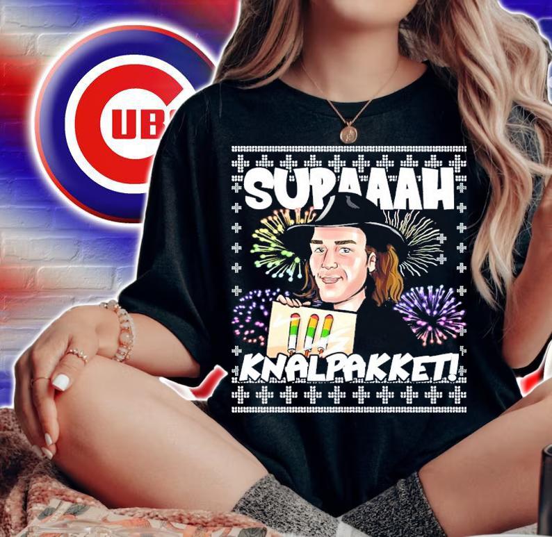 Flodder Supaaah Knalpakket Ugly Christmas Shirt woman shirt