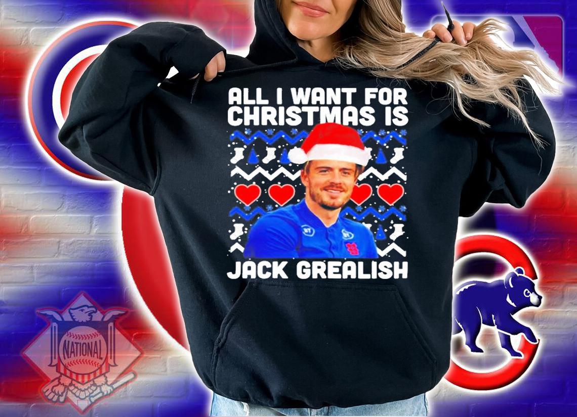 Funny All I Want For Christmas Is Jack Grealish T-Shirt