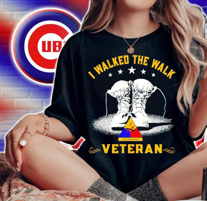 I Walked The Walk Veteran Shirt woman shirt