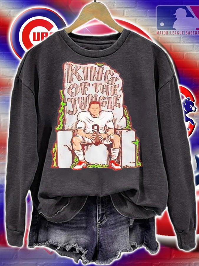 Joe Burrow 9 King Of The Junggle T-Shirt sweatshirt