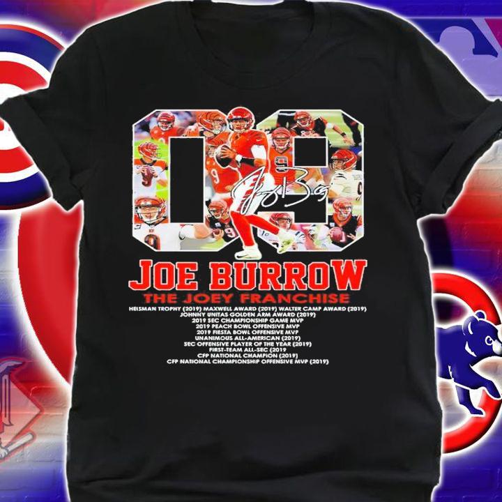 Joe Burrow The Joey Franchise Heisman Trophy 2019 Maxwell Award Shirt shirt
