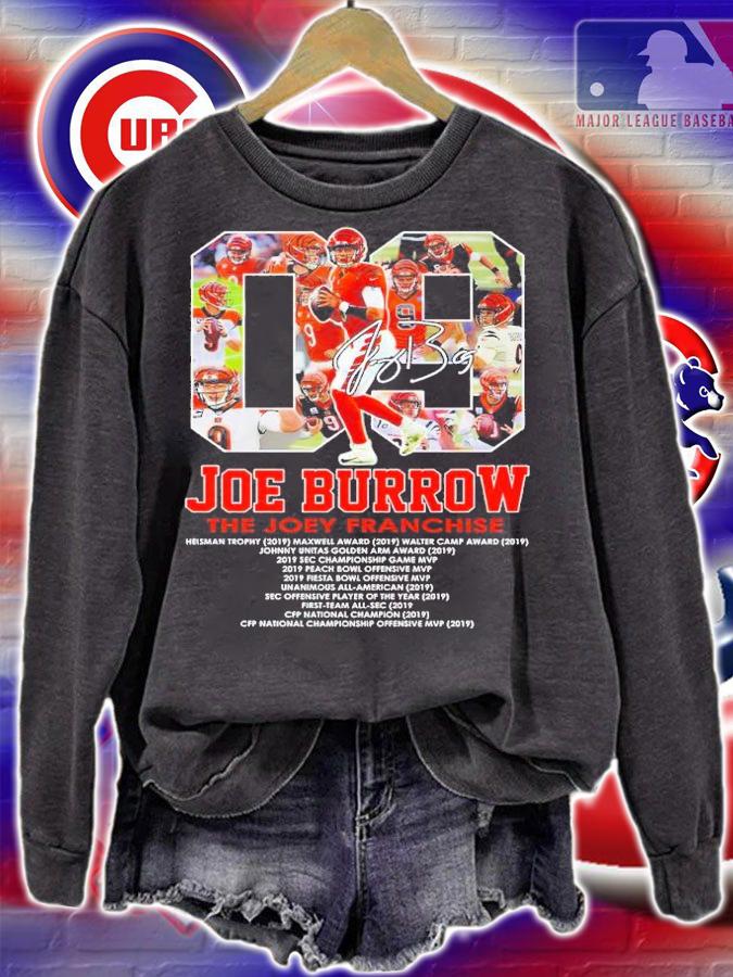 Joe Burrow The Joey Franchise Heisman Trophy 2019 Maxwell Award Shirt sweatshirt