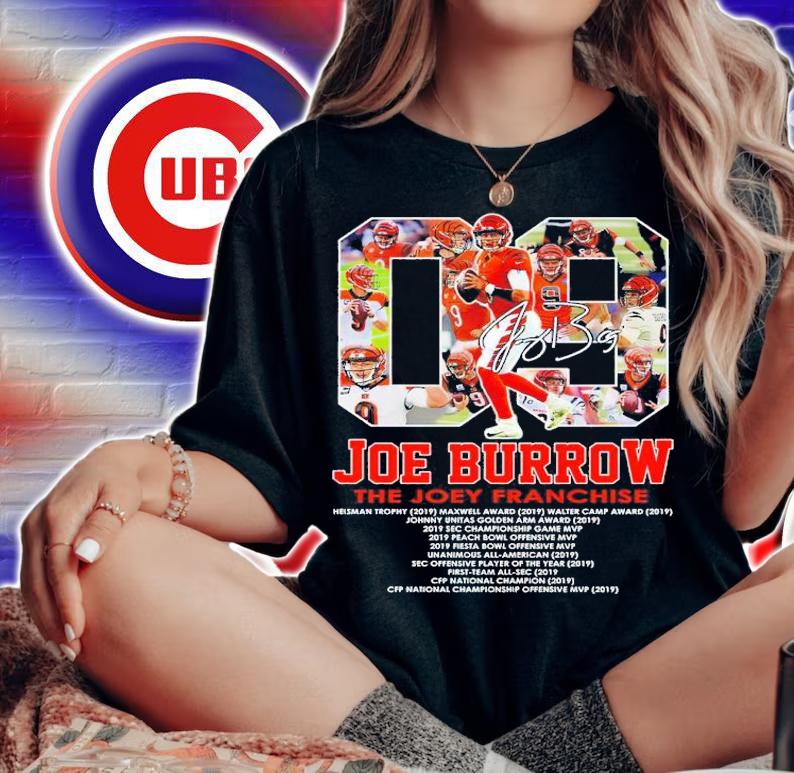Joe Burrow The Joey Franchise Heisman Trophy 2019 Maxwell Award Shirt woman shirt