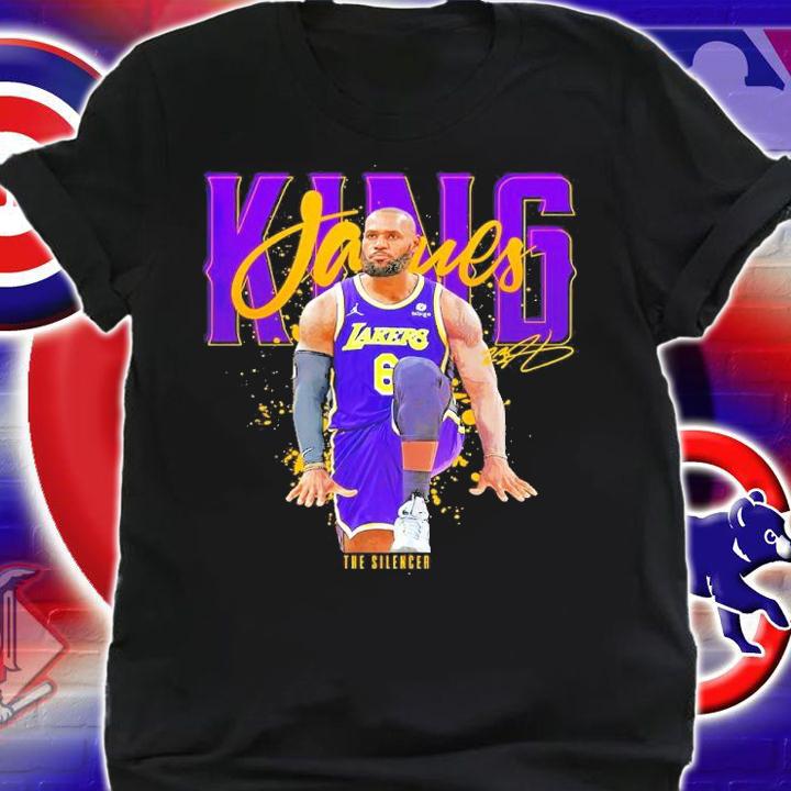 Lebron James Los Angeles Lakers Signatures Shirt shirt