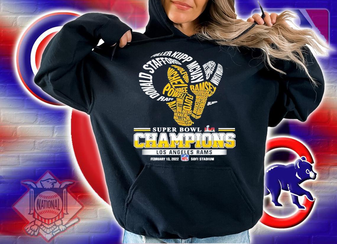 Los Angeles Rams Super Bowl LVI logo 2021 NFL shirt hoodie