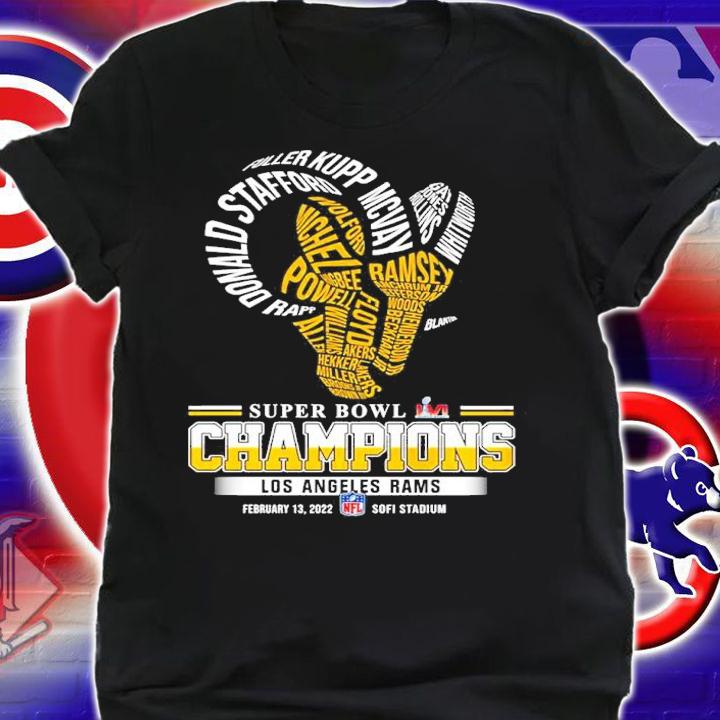 Los Angeles Rams Super Bowl LVI logo 2021 NFL shirt shirt