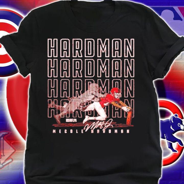 Mecole Hardman Kansas City Name Outline Football Shirt shirt