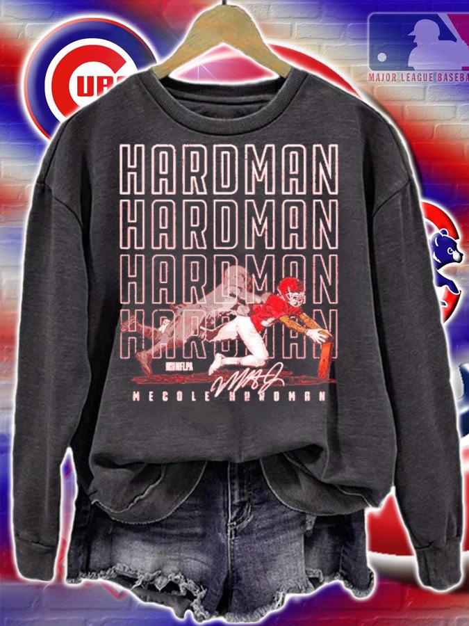 Mecole Hardman Kansas City Name Outline Football Shirt sweatshirt