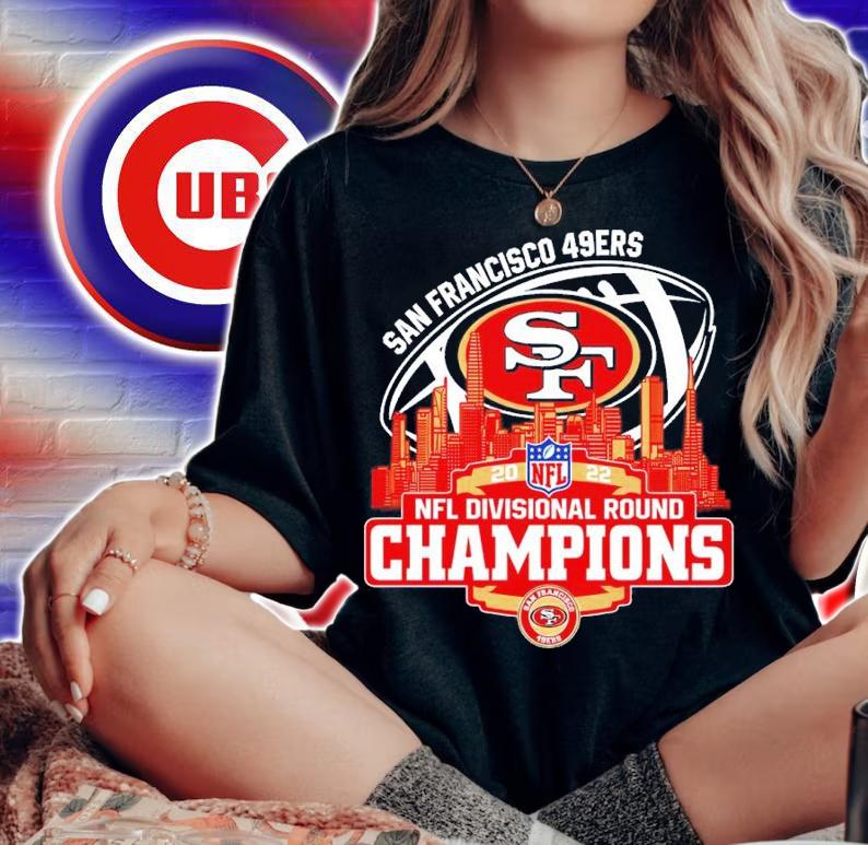 San Francisco 49ers 2022 NFL Divisional Round Champions Shirt woman shirt