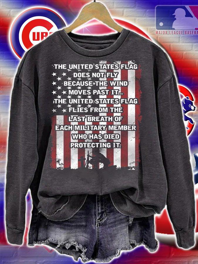 The United States Flag Does Not Fly Because The Wind Moves Past It Veteran Patriotic Conservative T-Shirt