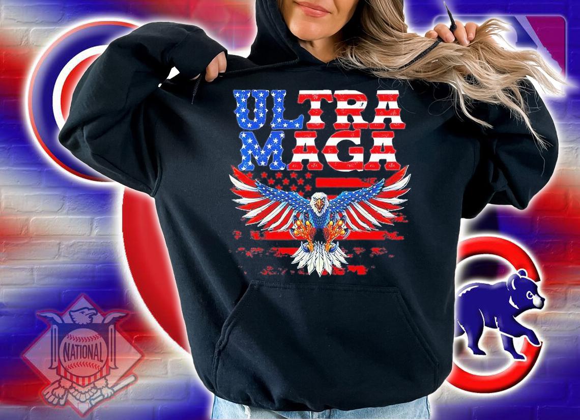 Ultra Maga Graphic US Flag American Patriotic T-Shirt hoodie