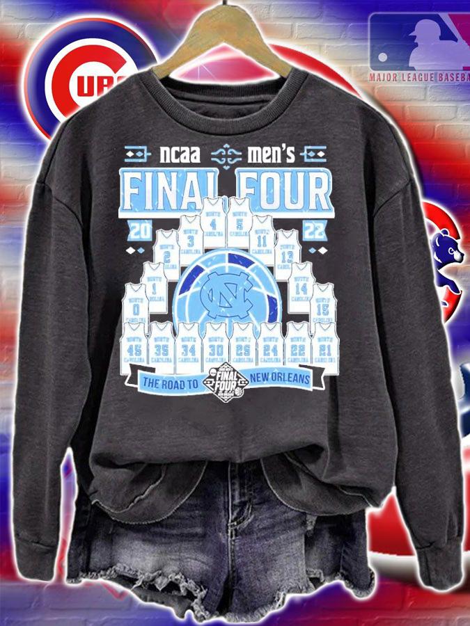 UNC Final Four North Carolina Tar Heels Men's Basketball Rosters 2022 Shirt sweatshirt