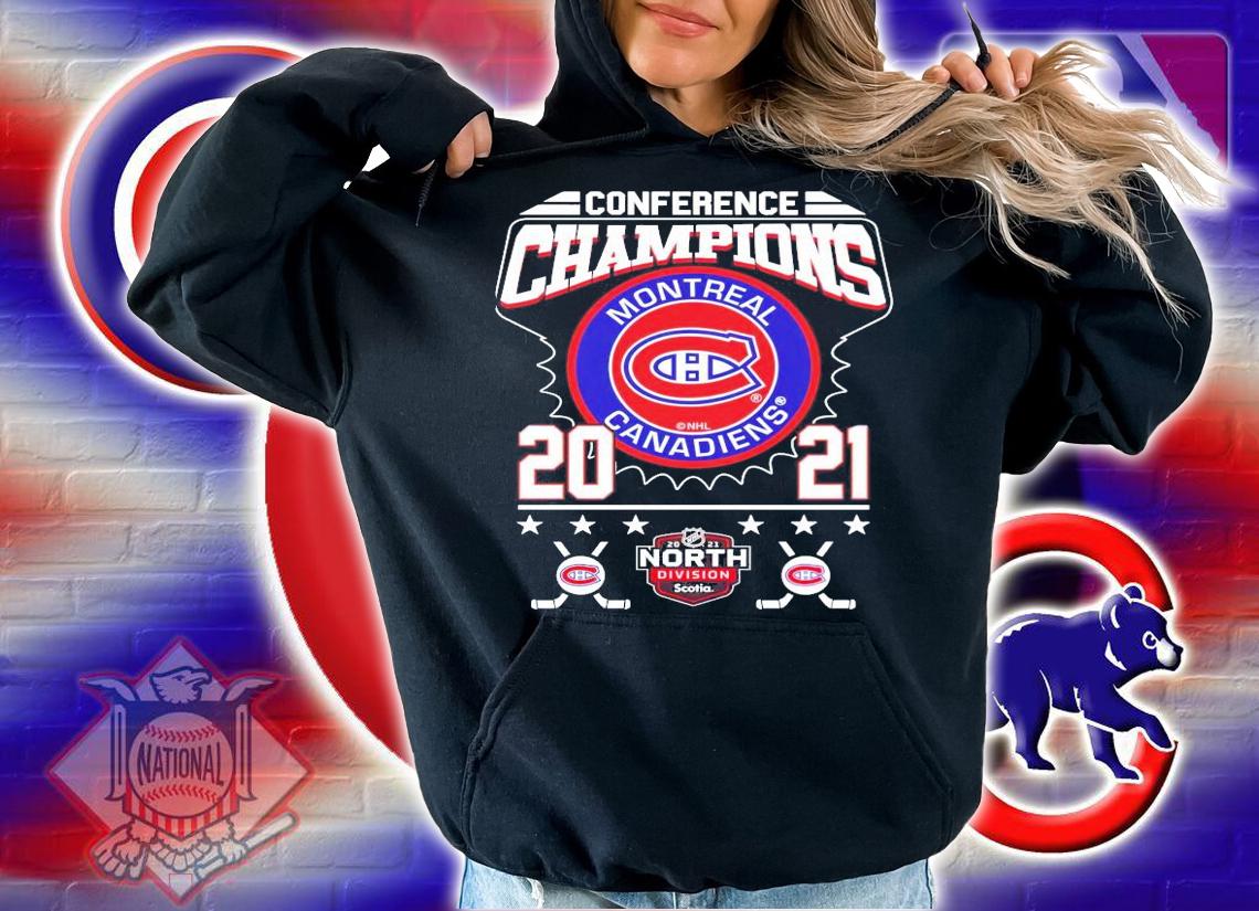 Conference Champions Montreal Canadiens 2021 North Division hockey shirt
