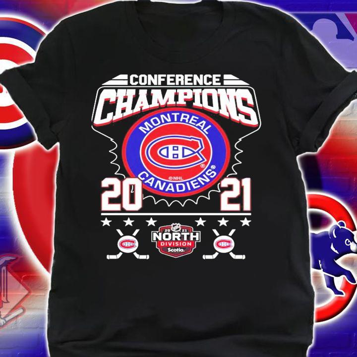 Conference Champions Montreal Canadiens 2021 North Division hockey shirt