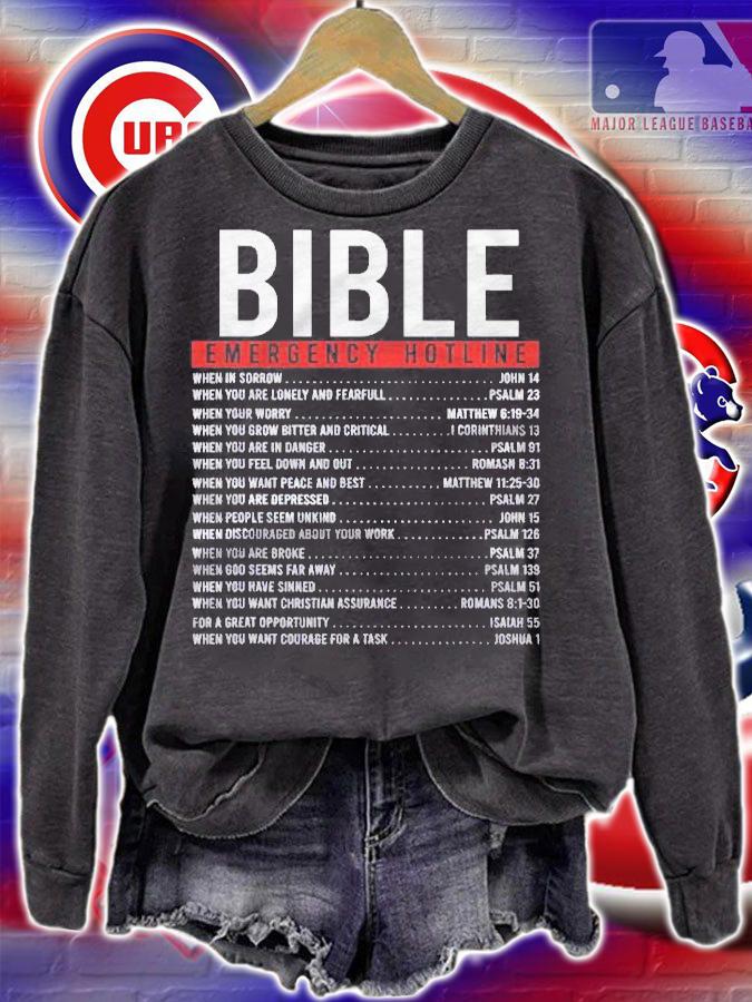 Inspirational Christian Bible Emergency Hotline shirt