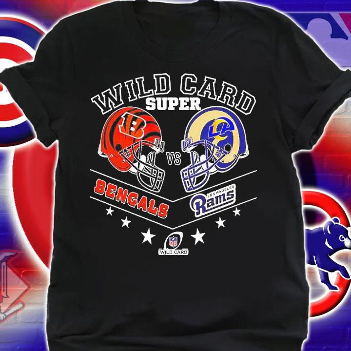 Los Angeles Rams Vs Cincinnati Bengals Wild Card Super T-Shirt shirt