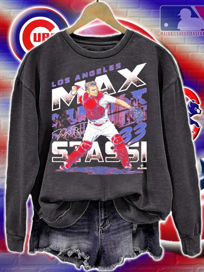 Max Stassi Los Angeles Baseball signature shirt sweatshirt
