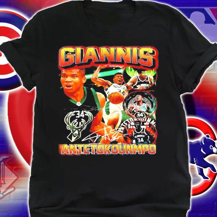 Milwaukee Hawks Giannis Antetokounmpo signature shirt