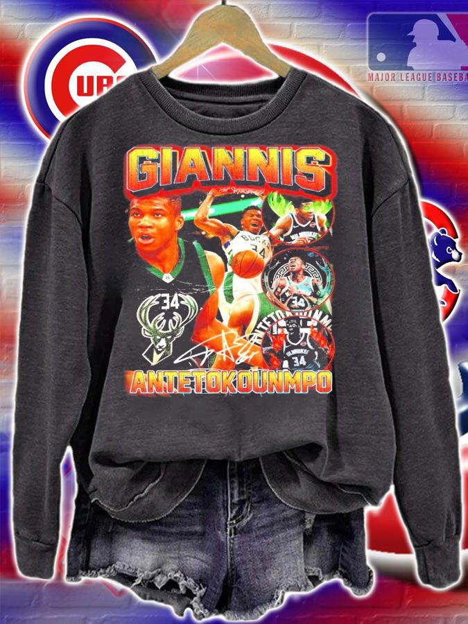Milwaukee Hawks Giannis Antetokounmpo signature shirt