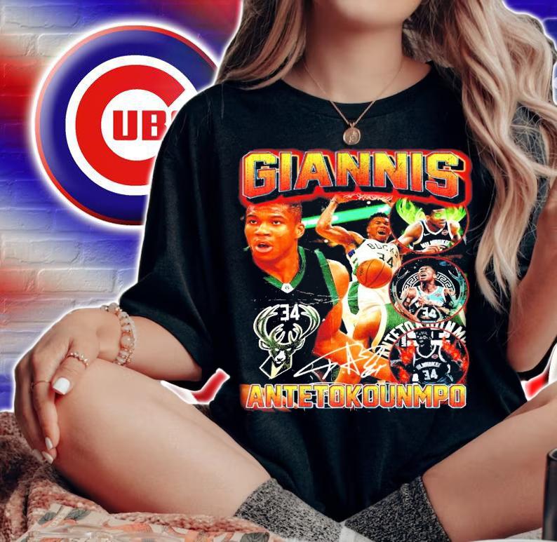 Milwaukee Hawks Giannis Antetokounmpo signature shirt