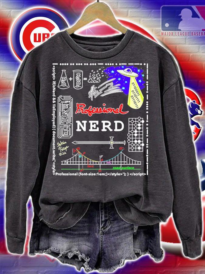 Professional Nerd Or Geek With Riddles And Homages T-Shirt