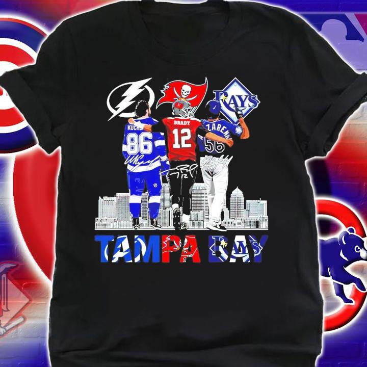 TAMPA BAY Lightning Buccaneers Rays signature shirt shirt