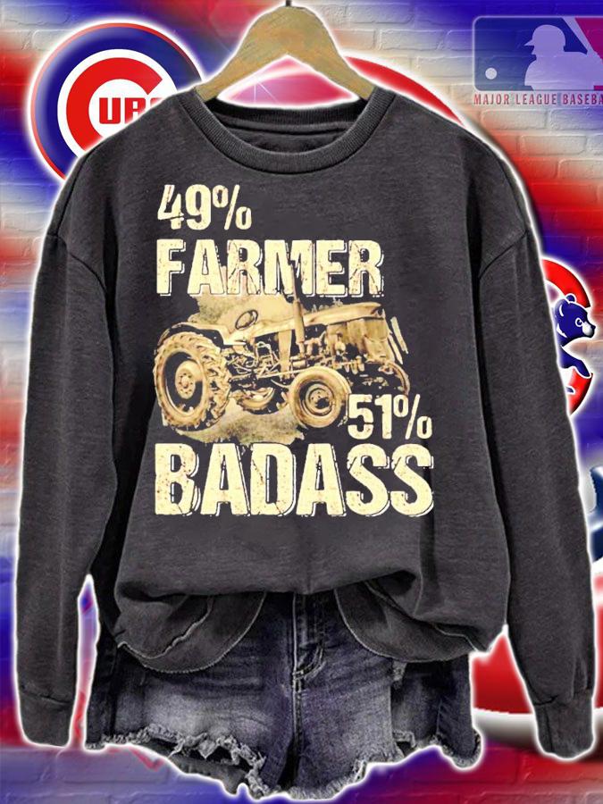 49% Farmer 51% Badass shirt