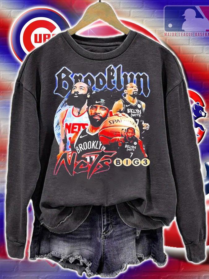 Brooklyn Nets Big 3 T-shirt sweatshirt