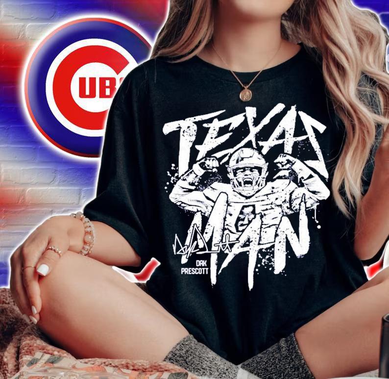 Dak Prescott Texas Dallas signature shirt