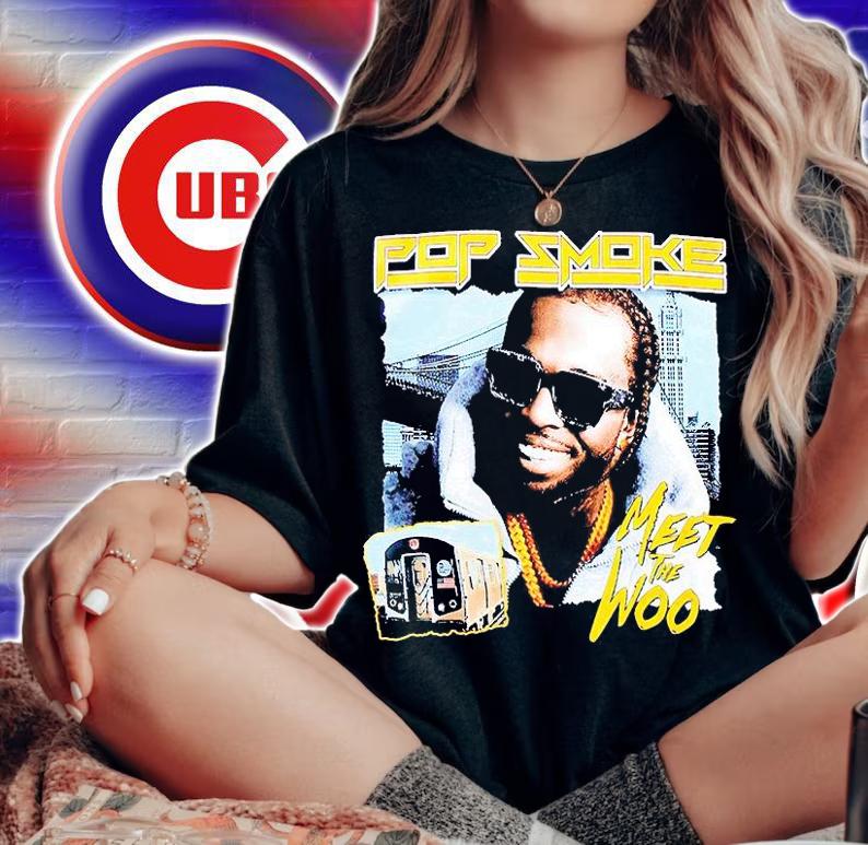 Pop Smoke Meet The Woo T-shirt woman shirt