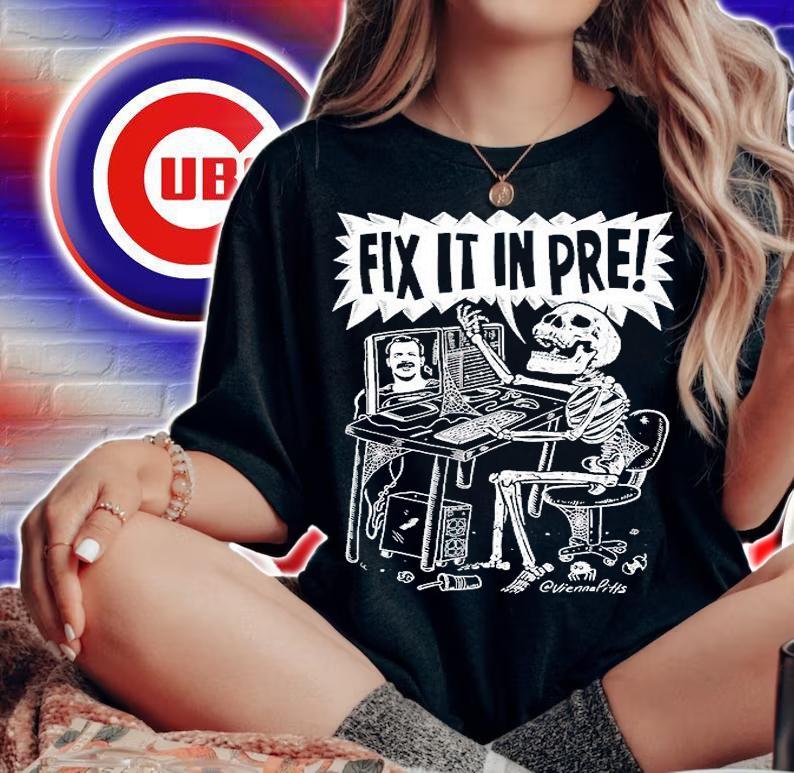 Skeleton Fix It In Pre T-Shirt woman shirt