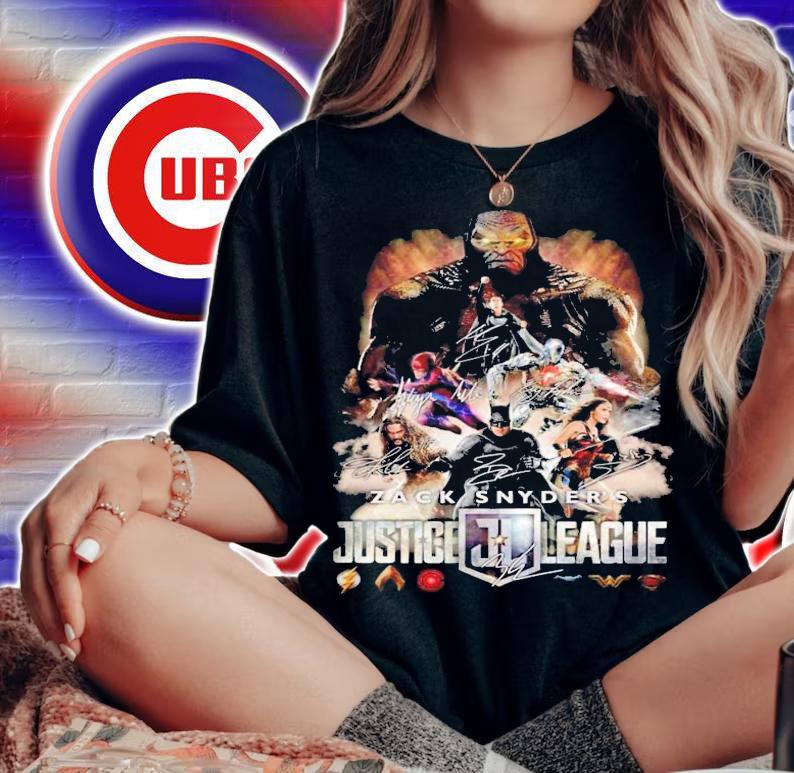 Zack Snyders DC Justice League signatures t-shirt