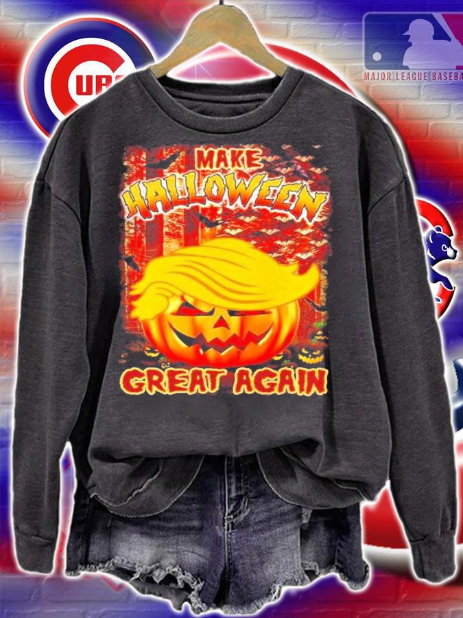 Donald Trump Pumpkin Make Halloween Great Again Shirt sweatshirt
