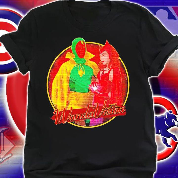 Marvel WandaVision Halloween Wanda and Vision T-shirt shirt