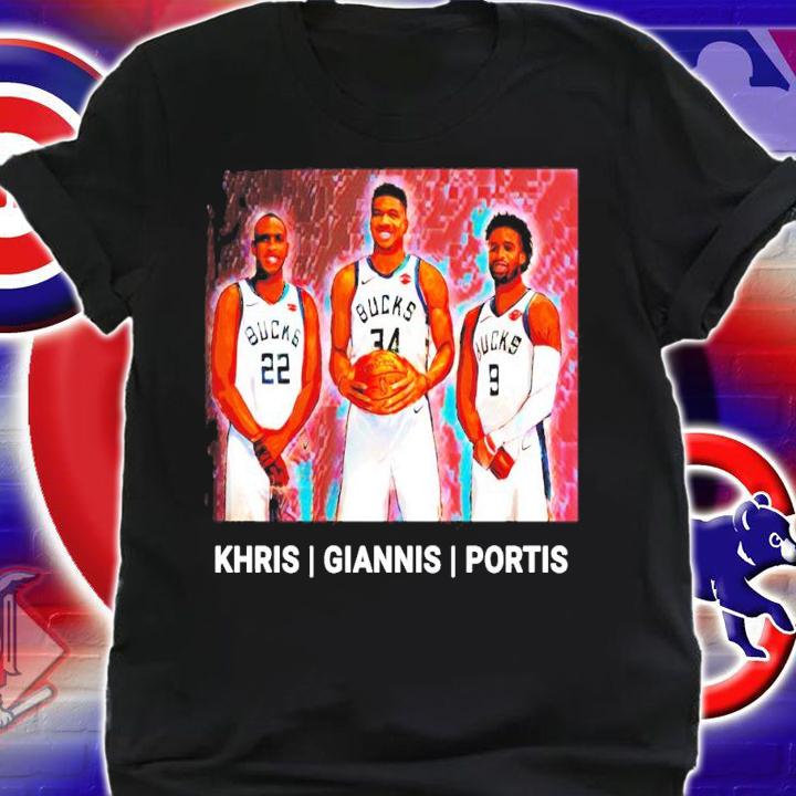 Milwaukee Bucks Khris Giannis Portis Basketball shirt shirt