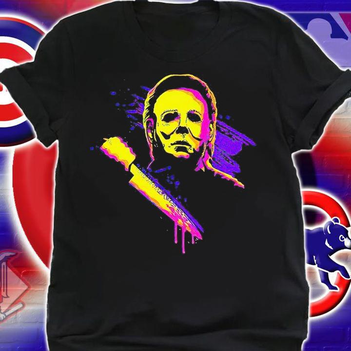 Neon Michael Myers Halloween T-shirt shirt