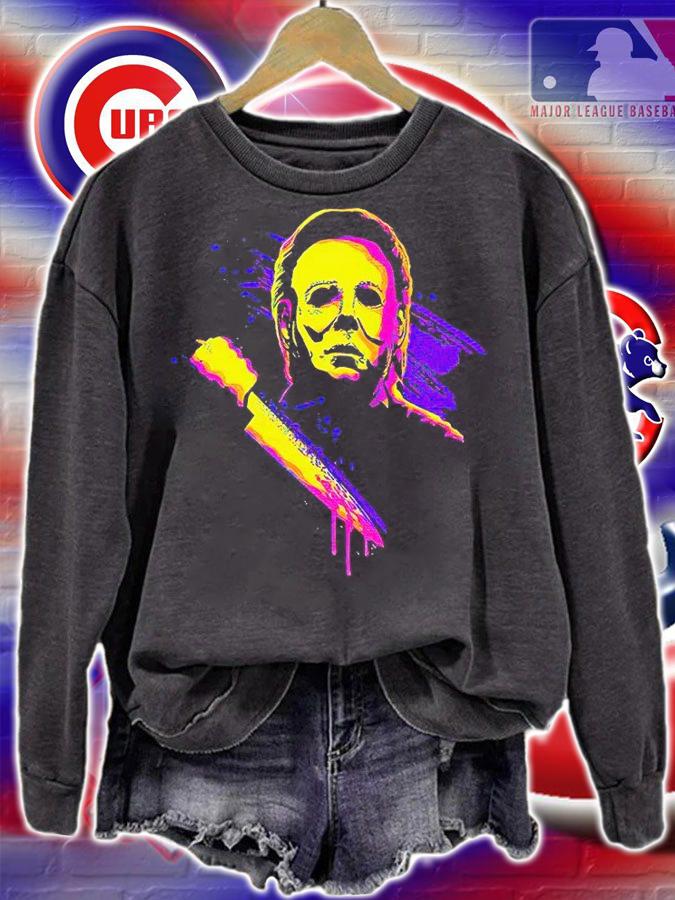 Neon Michael Myers Halloween T-shirt sweatshirt