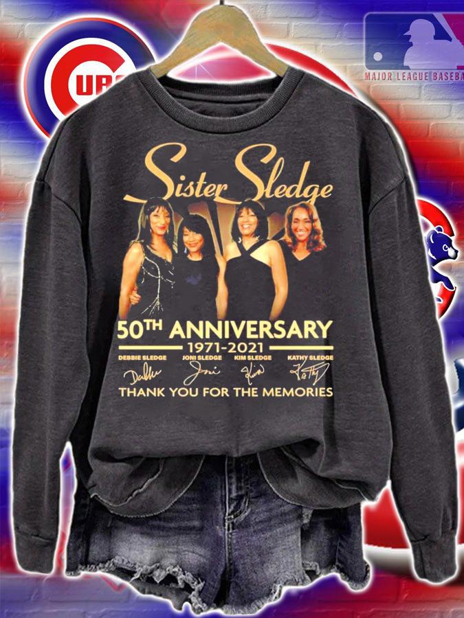 Sister Sledge 50th anniversary 1971-2021 signatures shirt