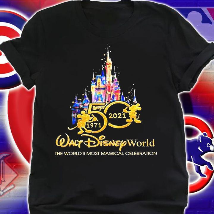 50 Years 1971-2021 Walt Disney World the world's most magical celebration T-shirt shirt