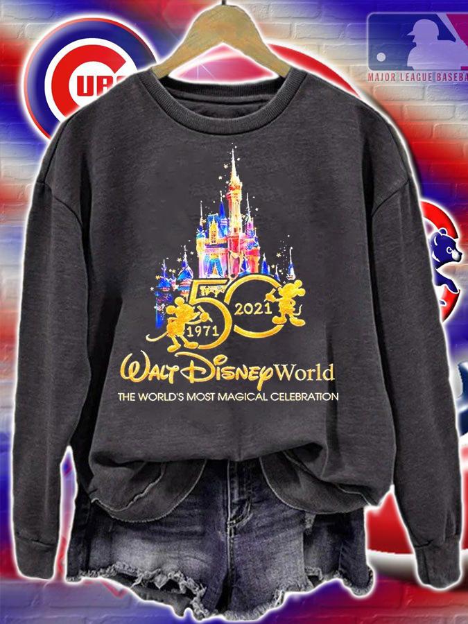 50 Years 1971-2021 Walt Disney World the world's most magical celebration T-shirt sweatshirt
