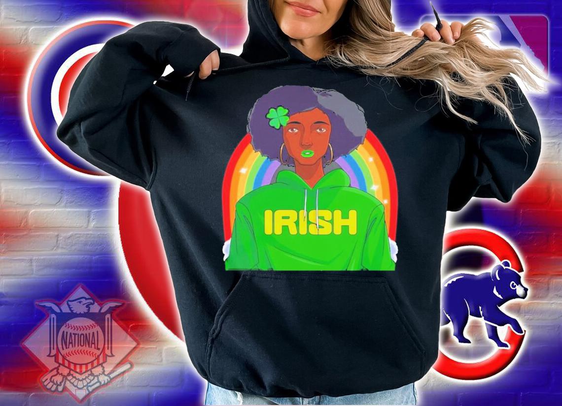 African American Black Leprechaun St.Patrick's Day shirt hoodie