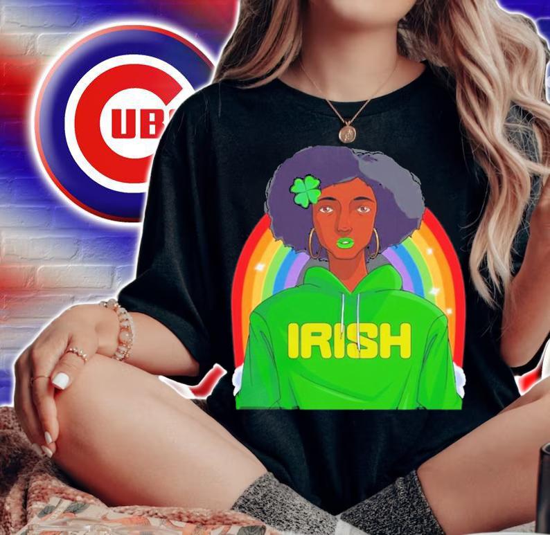 African American Black Leprechaun St.Patrick's Day shirt woman shirt